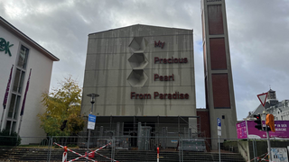 Dach der Elisabeth-Kirche in Kassel eingestürzt - Notdach kommt