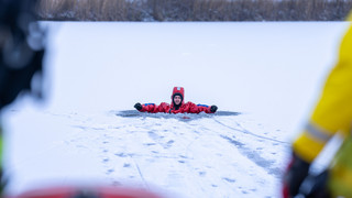 Hessische Städte warnen: Gefrorene Gewässer nicht betreten