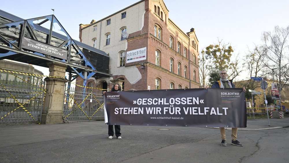 Das Kasseler Kulturzentrum Schlachthof hat für einen Tag geschlossen.