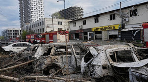 Ukraine: russische Angriffe treffen Kyjiws Stadtteil Podilskyi