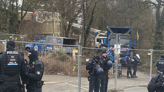Protestcamp an Mathildenhöhe in Darmstadt geräumt