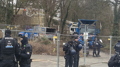Protestcamp an Mathildenhöhe in Darmstadt geräumt