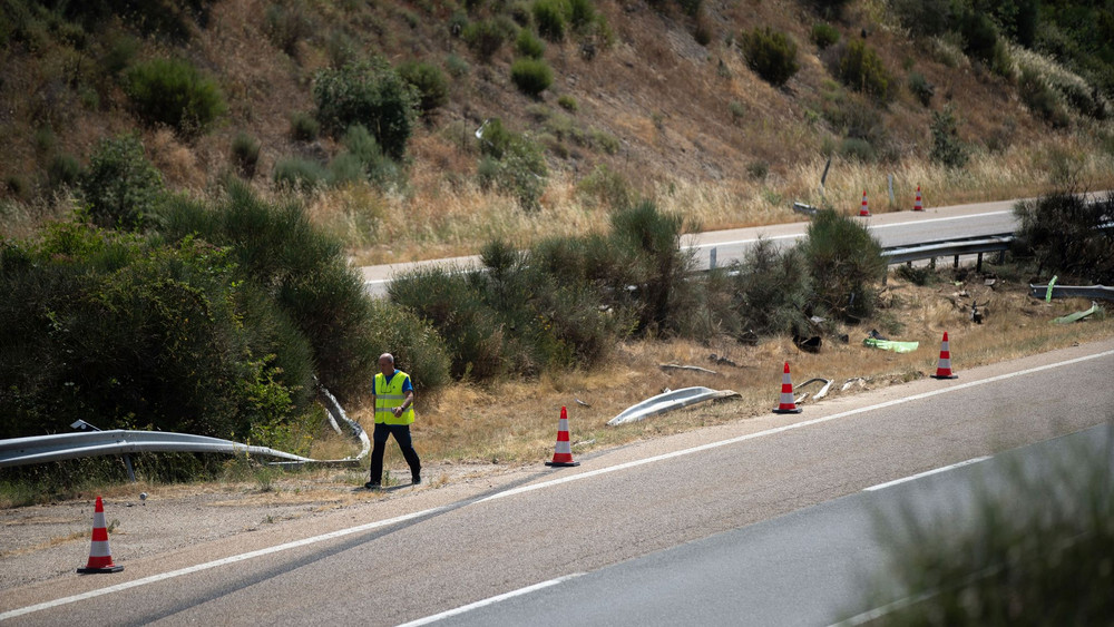 Tod von Diogo Jota - Unfallort Spanien