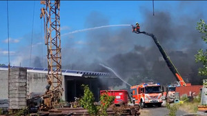 Fulda: Großbrand in Firma
