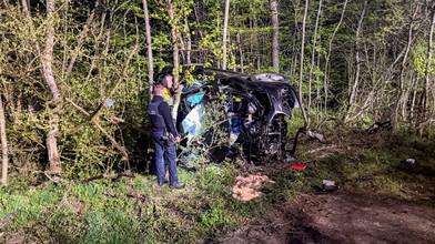 Unfall auf der A66: Fahrer wird aus seinem Auto geschleudert