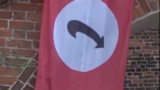 In Siegmunds Heimat: Aktivisten provozieren mit Flaggen gegen AfD