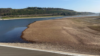 Wegen Sanierungsarbeiten: Wenig Wasser im Kinzig-Stausee