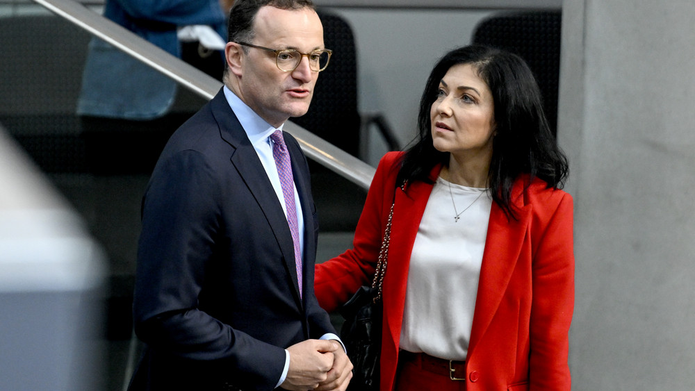 Unionsfraktionschef Spahn und Wirtschaftsministerin Reiche