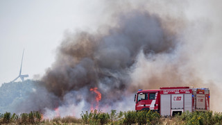 Stockstadt am Rhein: Feuer auf abgemähtem Feld, 230.000 Euro Schaden
