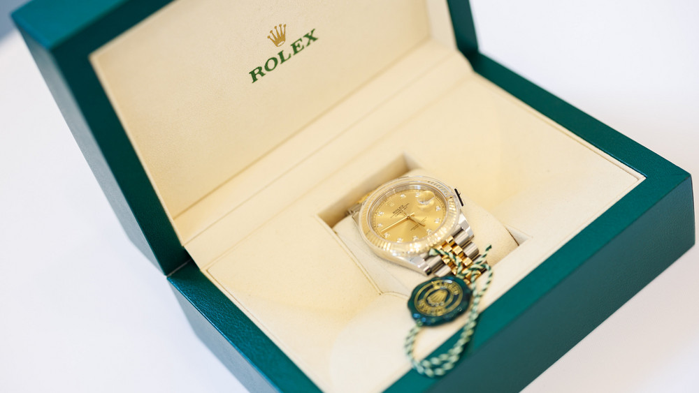 Eine Luxusuhr von Rolex