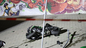 In Bikergruppe gerast: Vier Verletzte in Wiesbaden