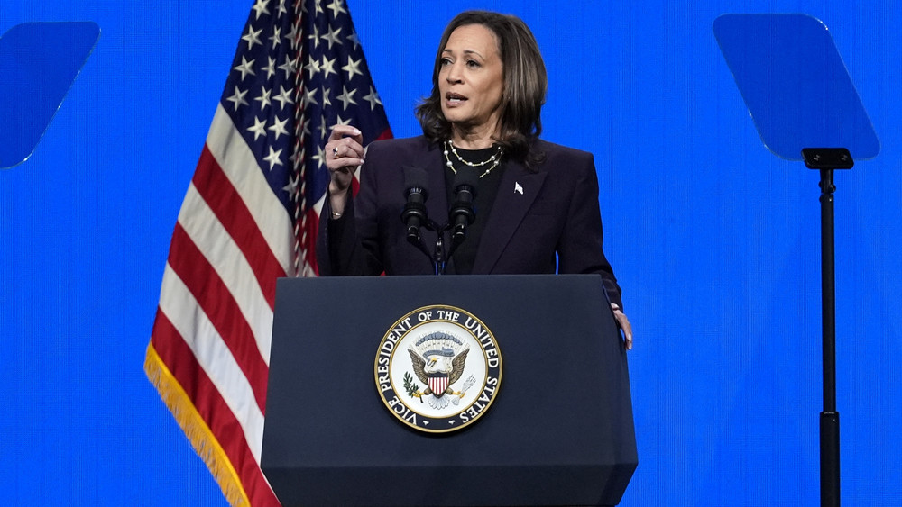 US-Vizepräsidentin Kamala Harris zeigt sich bereit für ein mögliches TV-Duell gegen Donald Trump (Symbolbild).