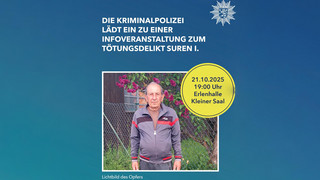 Infoabend in Erlensee nach Mord: Ermittler zeigen die Tatwaffe