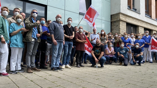 UKGM-Mitarbeiter fordern sichere Arbeitsbedingungen von Rhön Klinikum