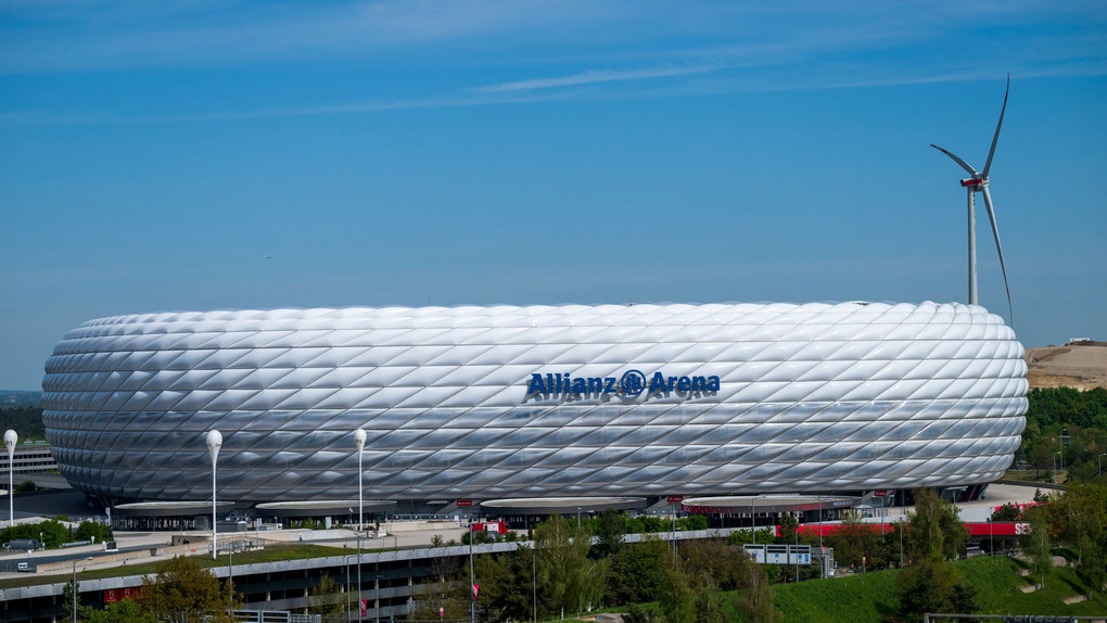 Allianz Arena auf Sydney Marathon Medaille