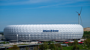 Allianz Arena auf Sydney Marathon Medaille