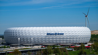 Allianz Arena auf Sydney Marathon Medaille