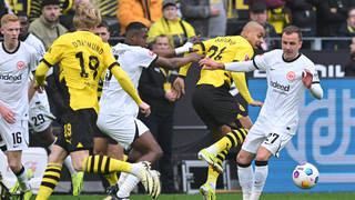 Eintracht verschenkt Führung und verliert mit 1:3 in Dortmund