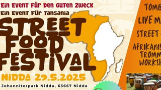 1. Streetfood-Festival in Nidda - Feiern und Tansania helfen