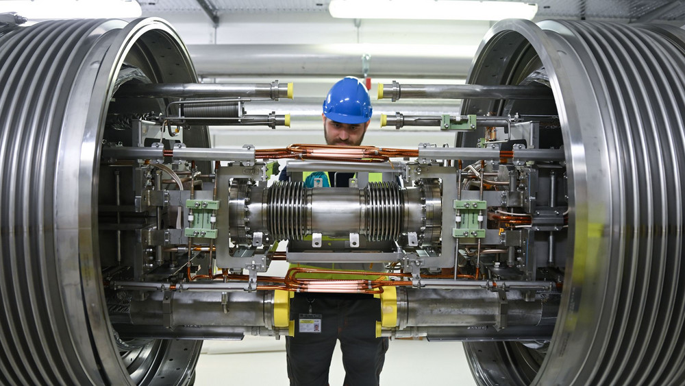 Baustelle des Teilchenbeschleunigers in Darmstadt