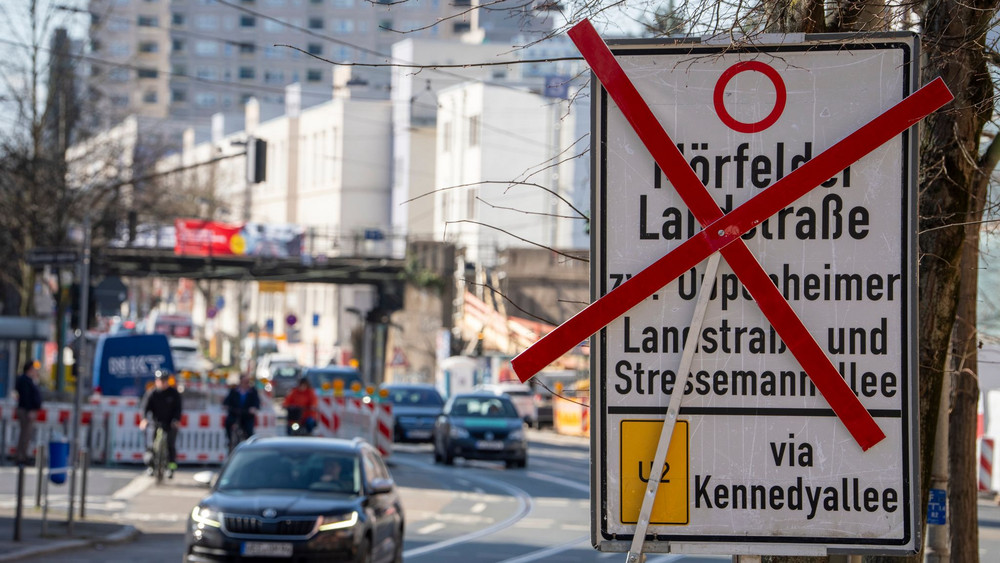 Mörfelder Landstraße in Frankfurt wird gesperrt