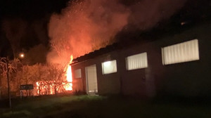 Großalarm in Rüsselsheim: Dieses Gebäude brannte wirklich