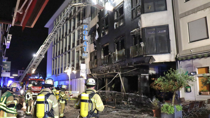 Feuer in Mannheimer Innenstadt: Zwei verletzte Bewohner