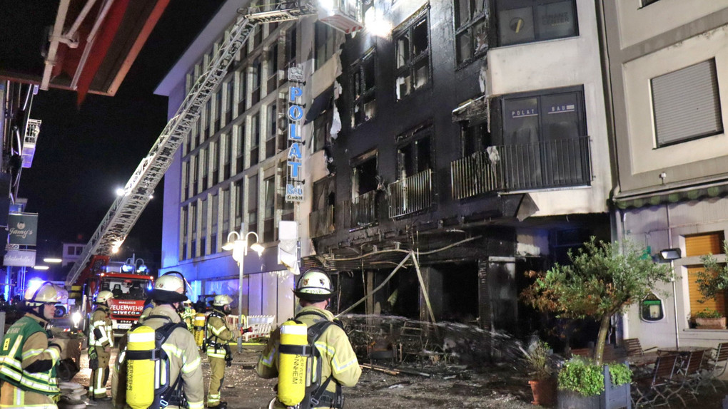 Feuer in Mannheimer Innenstadt: Zwei verletzte Bewohner