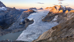 Starke Gletscherschmelze in der Schweiz