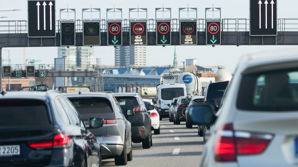 Stau am Elbtunnel