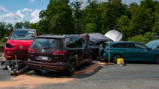 A5 bei Fernwald: Massenkarambolage sorgt für lange Staus
