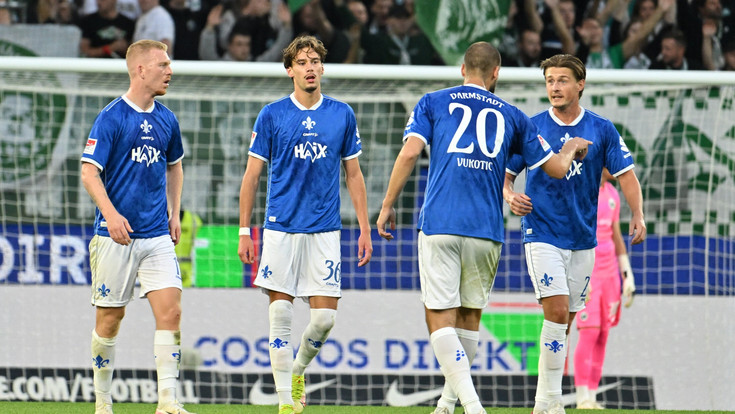 Darmstadt unterliegt Wolfsburg deutlich mit 1:5