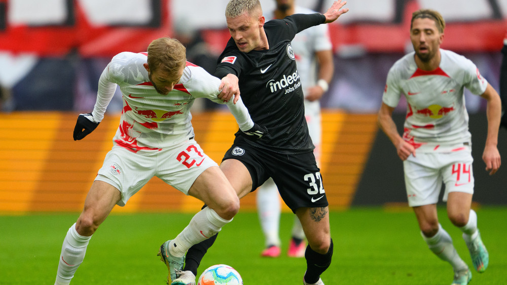Phillip Max und die Frankfurter Eintracht mussten bei RB Leipzig eine Niederlage einstecken 