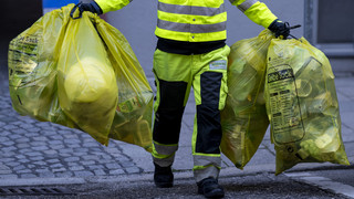 Gelbe Säcke-Problem im Kreis Darmstadt-Dieburg: Abholung läuft besser