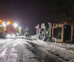 Wintersturmtief Elli sorgt für glatte Straßen in Hessen