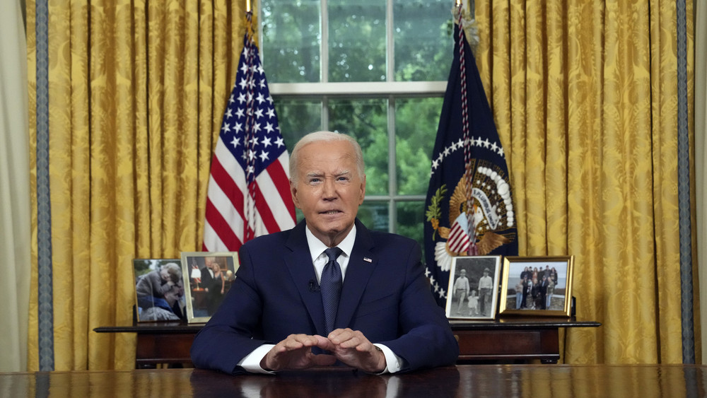 US-Präsident Biden in seinem Büro