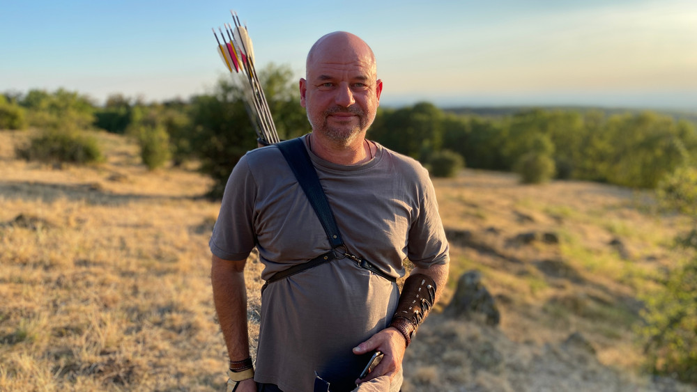 Bogenschieß-Trainer Michael Weber