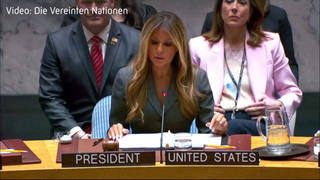 UN-Sicherheitsrat: First Lady Melania Trump leitet Sitzung - Iran reagiert