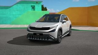 Der neue Skoda Epiq - Exterieur - das erste Škoda Serienmodell, das die Designsprache ‚Modern Solid‘ vollständig umsetzt