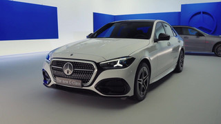 Die neue elektrische Mercedes-Benz C-Klasse - Markantes Design mit coupéhafter Silhouette und ikonischem Grill