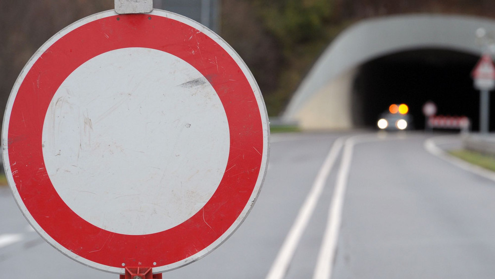 Saukopftunnel gesperrt