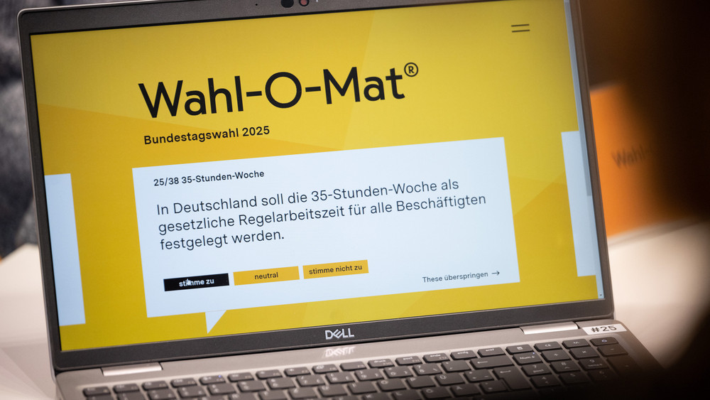 Gut zwei Wochen vor der Bundestagswahl am 23. Februar ist jetzt der Wahl-O-Mat freigeschaltet worden. 