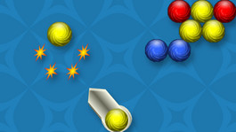 Bubble-Shooter - Springende Bälle