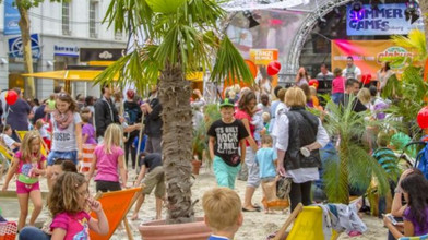 500 Tonnen Sand in Limburg: Summer Games starten