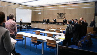 Tödlicher Einsatz in Mannheim: Prozess gegen zwei Polizisten gestartet