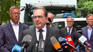 Statement vom Bundesinnenminister - Dobrindt spricht von Terror