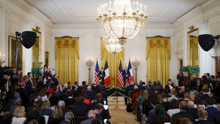 Trump und Macron: Ukraine-Feuerpause binnen Wochen möglich