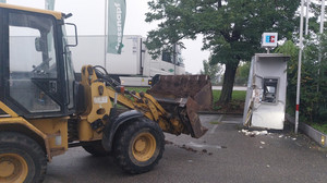 Kreative Bagger-Diebe in Worms: Ohne Beute wieder abgehauen