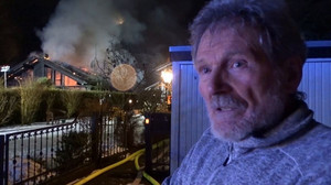 Hochtaunuskreis: Holzhaus steht in Flammen – Ehepaar verletzt