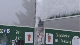 Winter kehrt zurück - Frost und Schnee auf dem Feldberg im Taunus